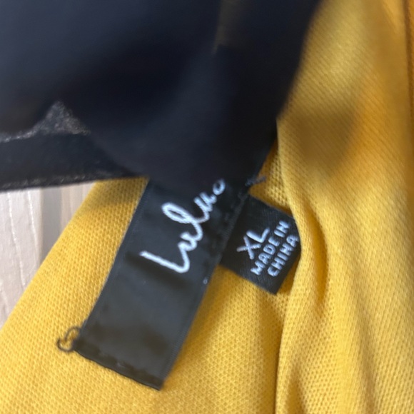 Lulu’s Such Sophistication Yellow Floral Print Pleated Tiered Dress size XL - Picture 2 of 6